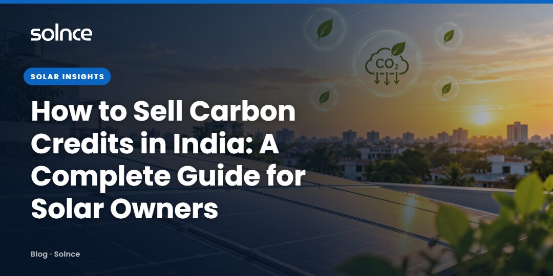 How to Sell Carbon Credits in India: A 2026 Guide for Solar Owners