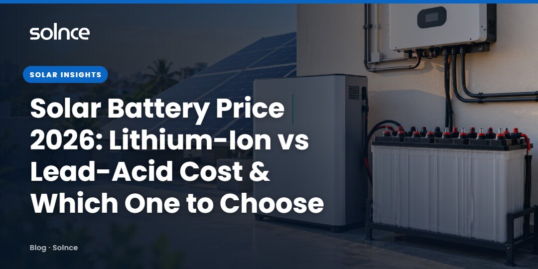 Solar Battery Price in India 2026